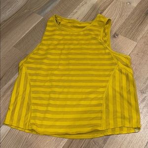 Mustard yellow lulu top